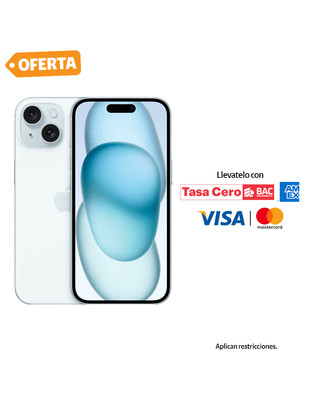 Comprá tu iPhone 15 Azul 256 GB  Tienda en Línea Claro Costa Rica